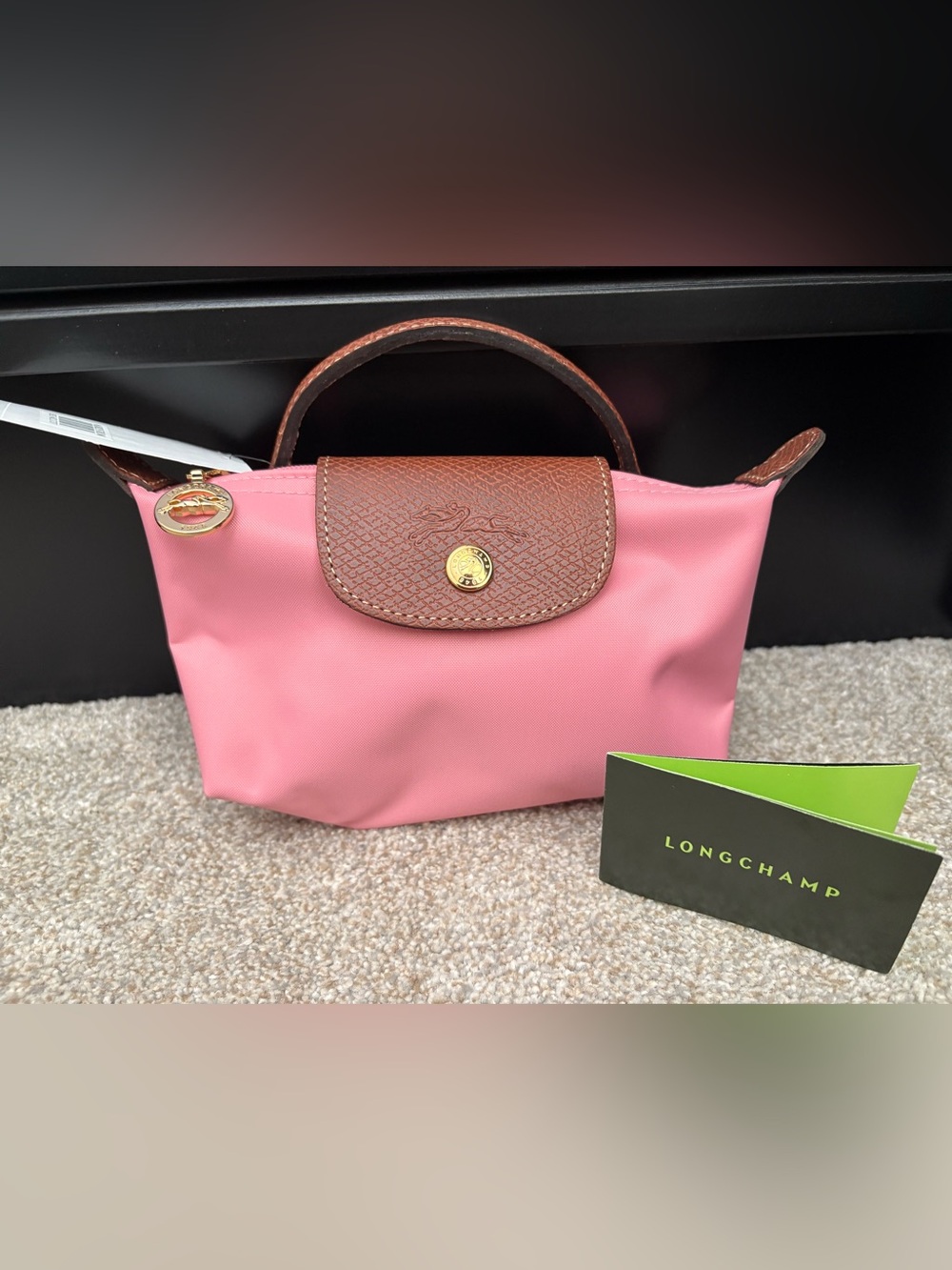 Longchamp Mini Top-Handle Le Pliage Cosmetic Case